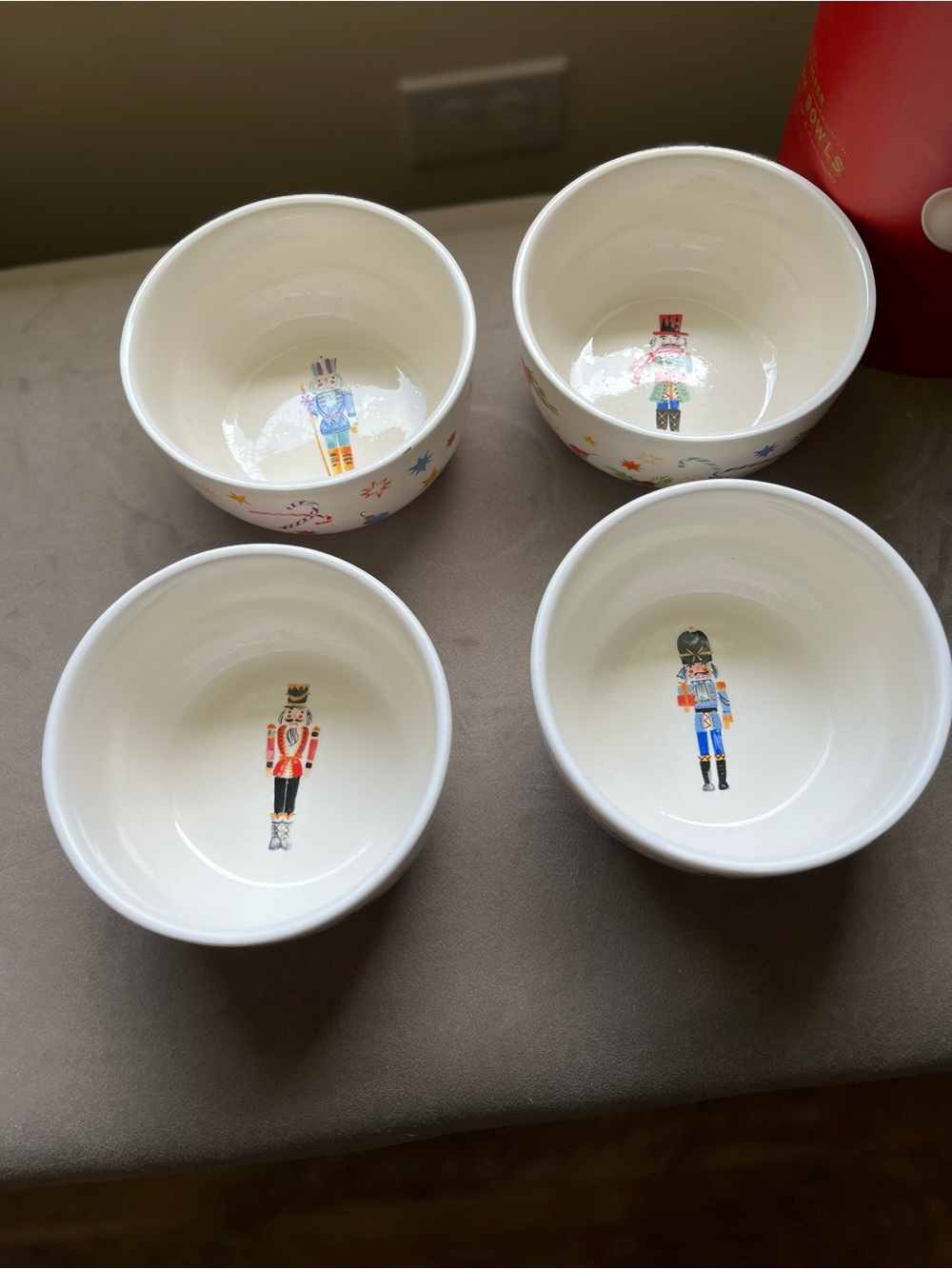 Nutcracker Holiday Bowls - Set Of 4